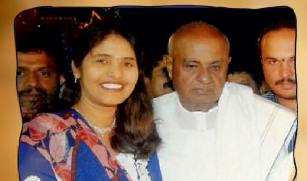 With former Prime Minister Shri H.D. Deve Gowda