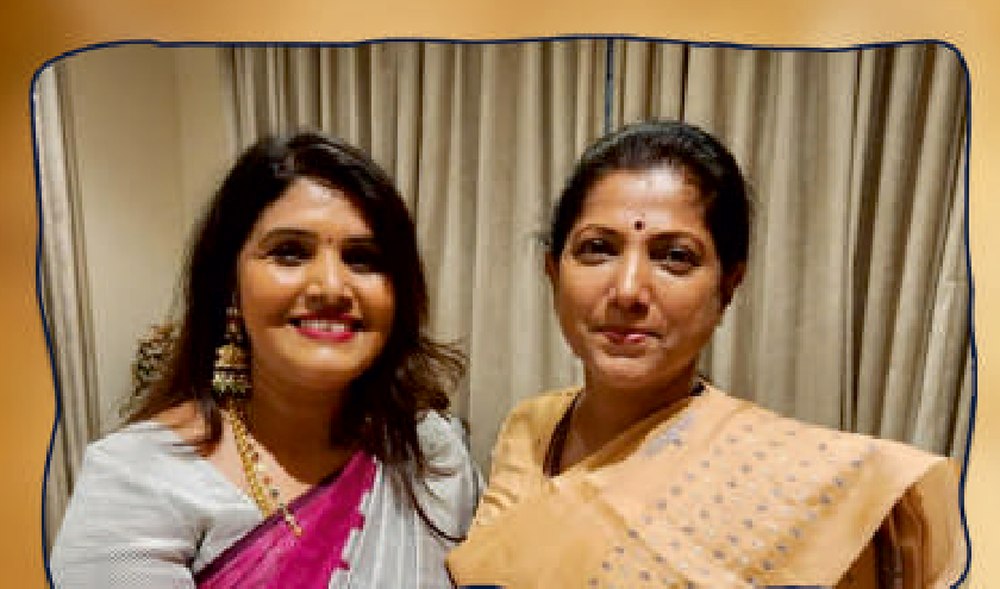With Smt. Pushpa Amarnath